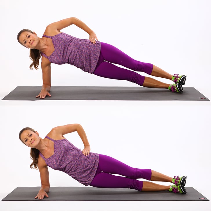 Side Bridge Dips Waist Workout POPSUGAR Fitness Photo 3
