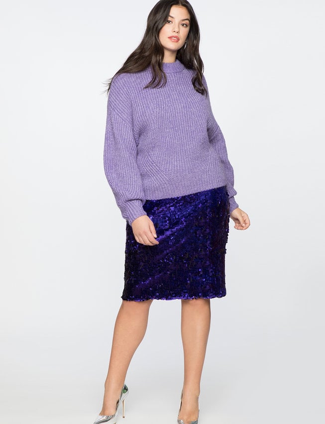 Eloquii Sequin Column Skirt