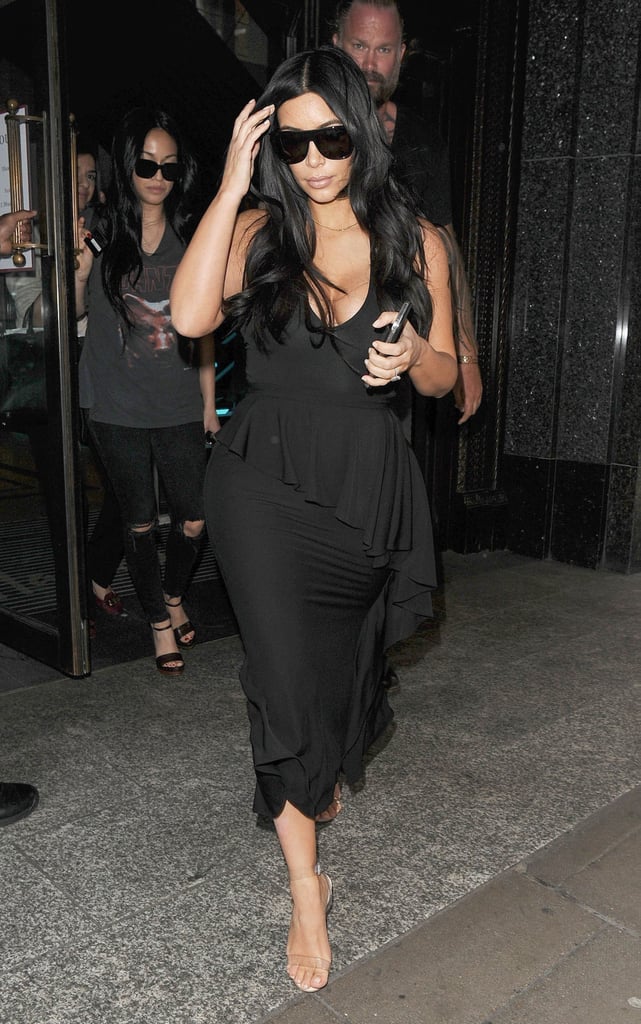 Pregnant Kim Kardashian at Glastonbury Festival | Pictures