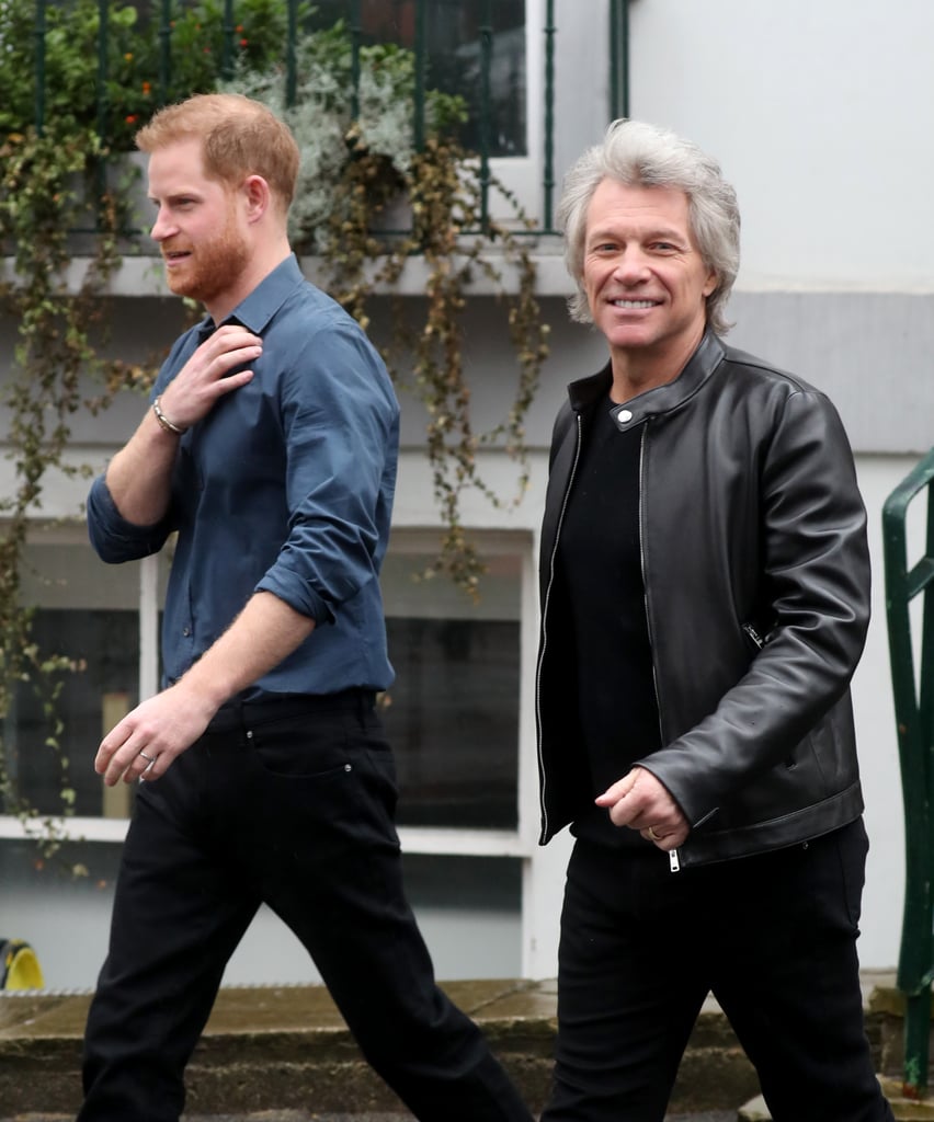 Prince Harry and Jon Bon Jovi Record at Abbey Road Studios