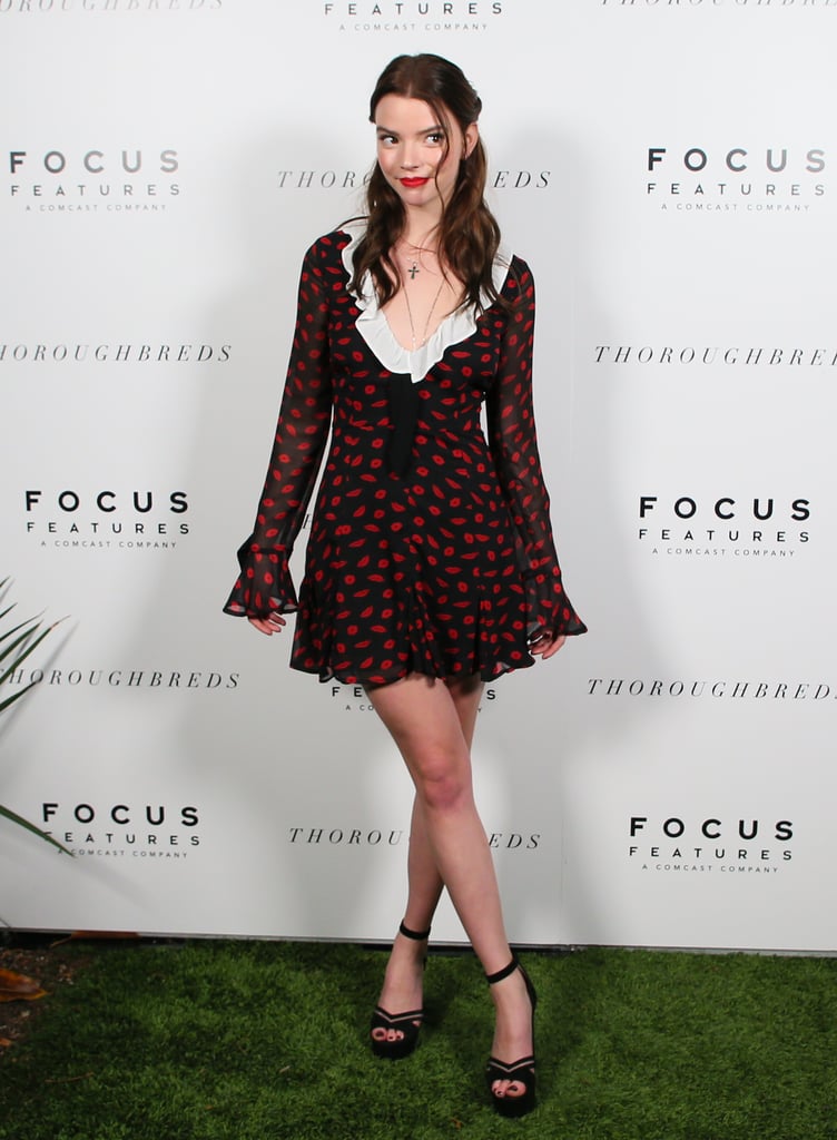Anya Taylor-Joy at the Thoroughbreds Premiere in 2018