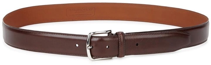 Fullum & Holt Edwin Dark Brown Leather Belt
