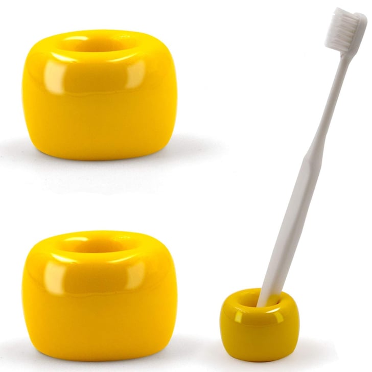 Airmoon Mini Ceramics Toothbrush Holder in Yellow Best Toothbrush Holder POPSUGAR Home Photo 5