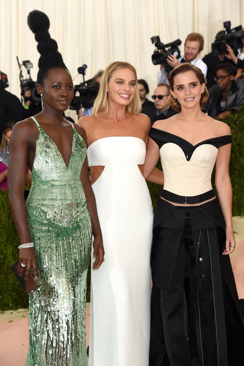 Lupita Nyong'o, Margot Robbie, and Emma Watson — 2016