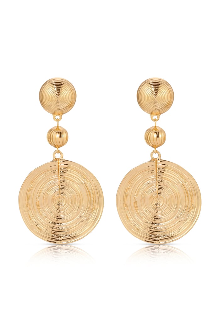 Ettika Swirl Pendant Dangle Earrings