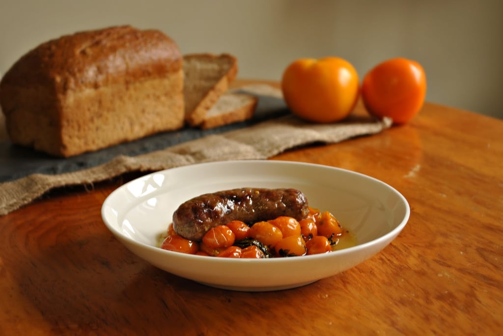 Sausage With Roasted Tomatoes