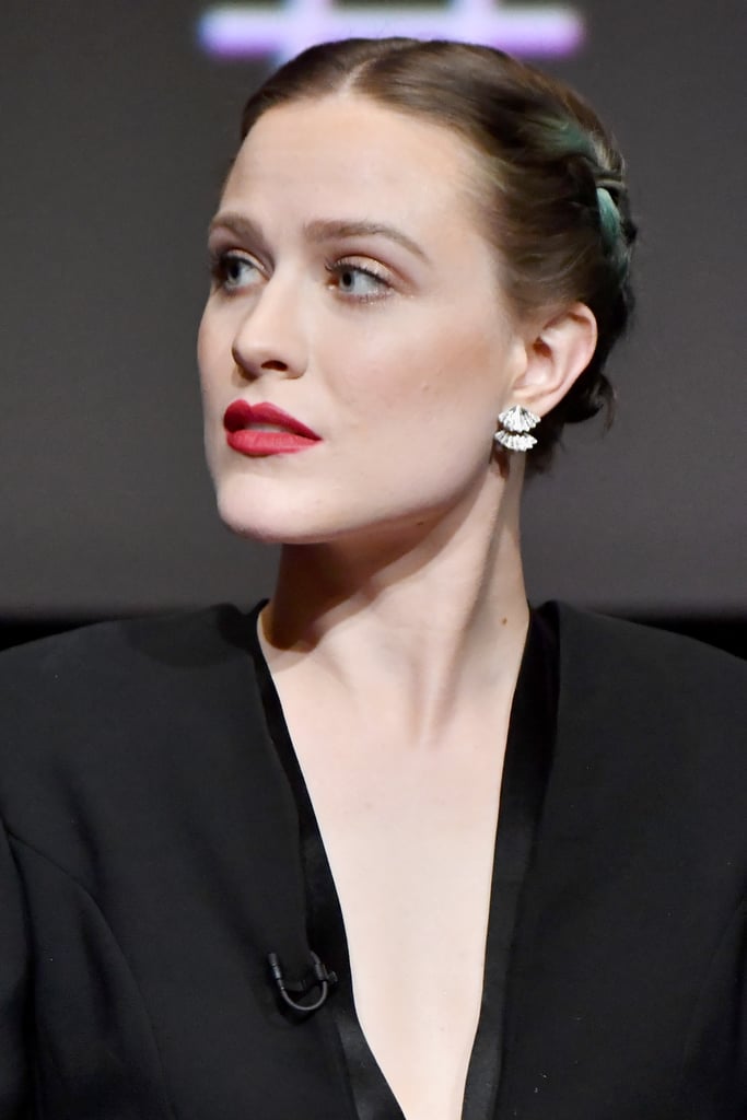 Evan Rachel Wood Celebrity Updos From The Back 2017 Holiday Hair 