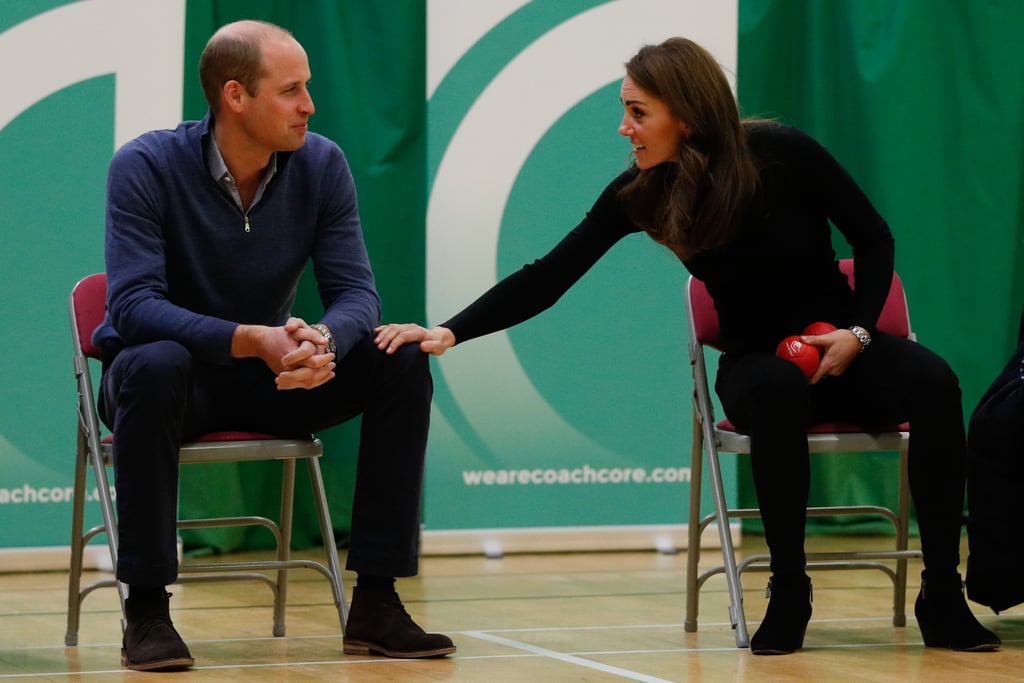 When They Showed Rare PDA During a Visit to Coach Core Essex