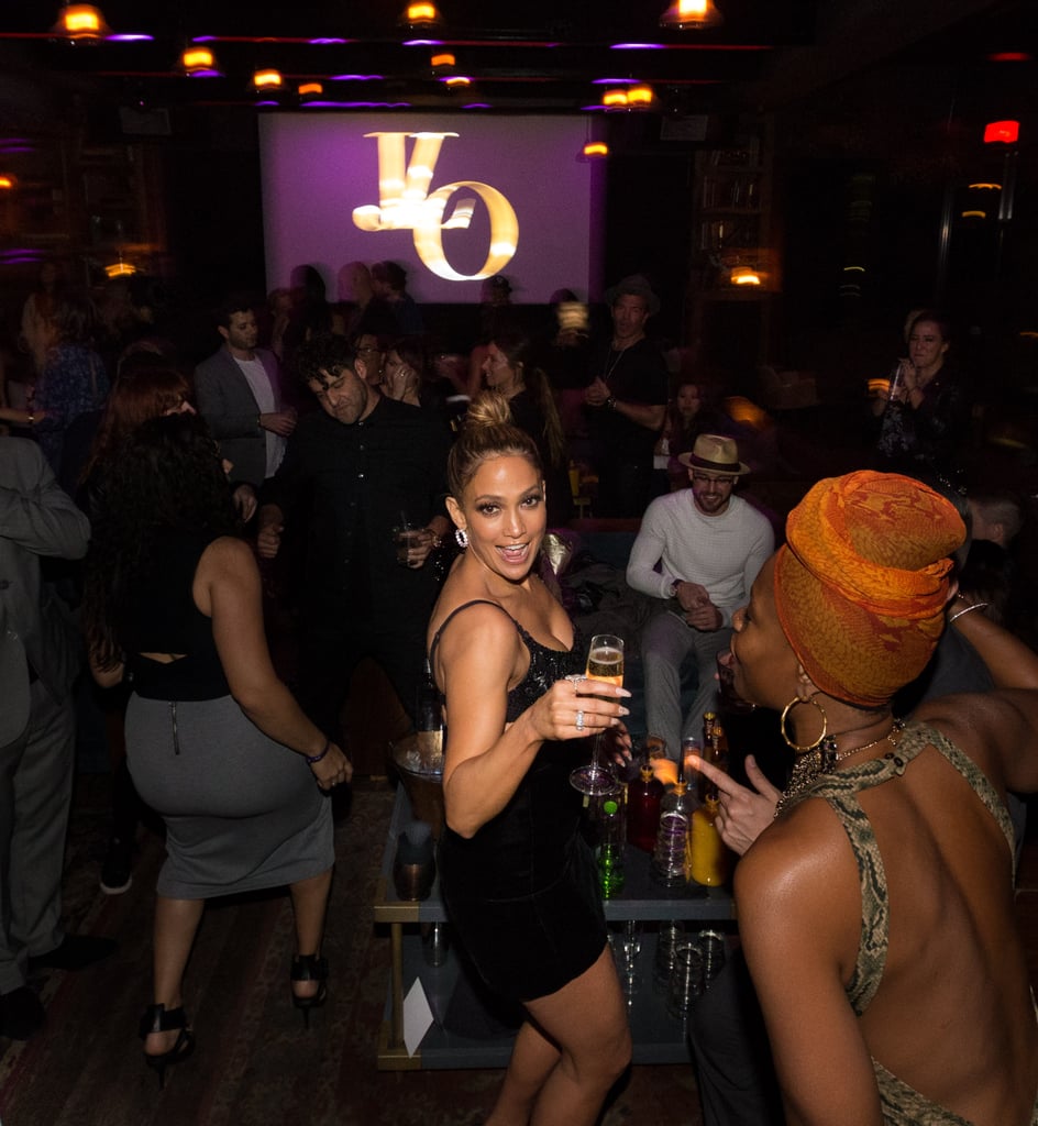 Jennifer Lopez and Casper Smart at the 2015 AMAs Afterparty