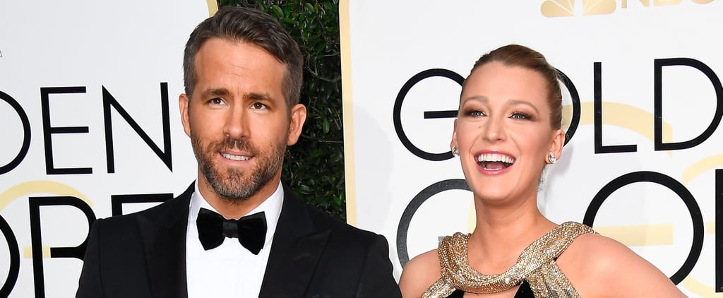 Ryan Reynolds and Blake Lively at the 2017 Golden Globes