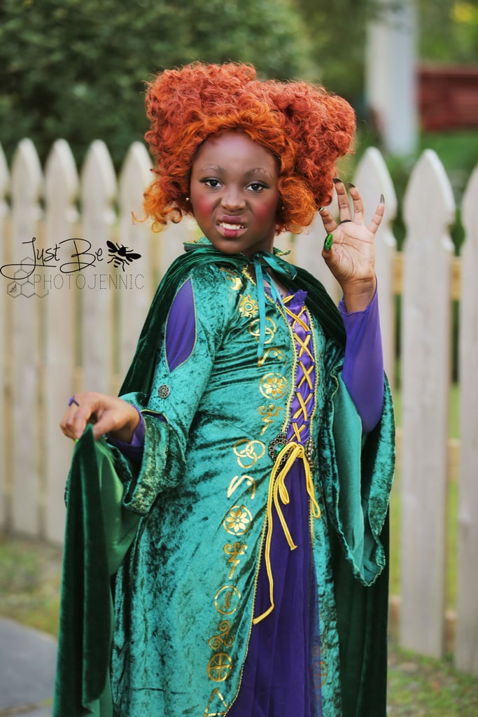 Girls Dressed Up as the Sanderson Sisters From Hocus Pocus