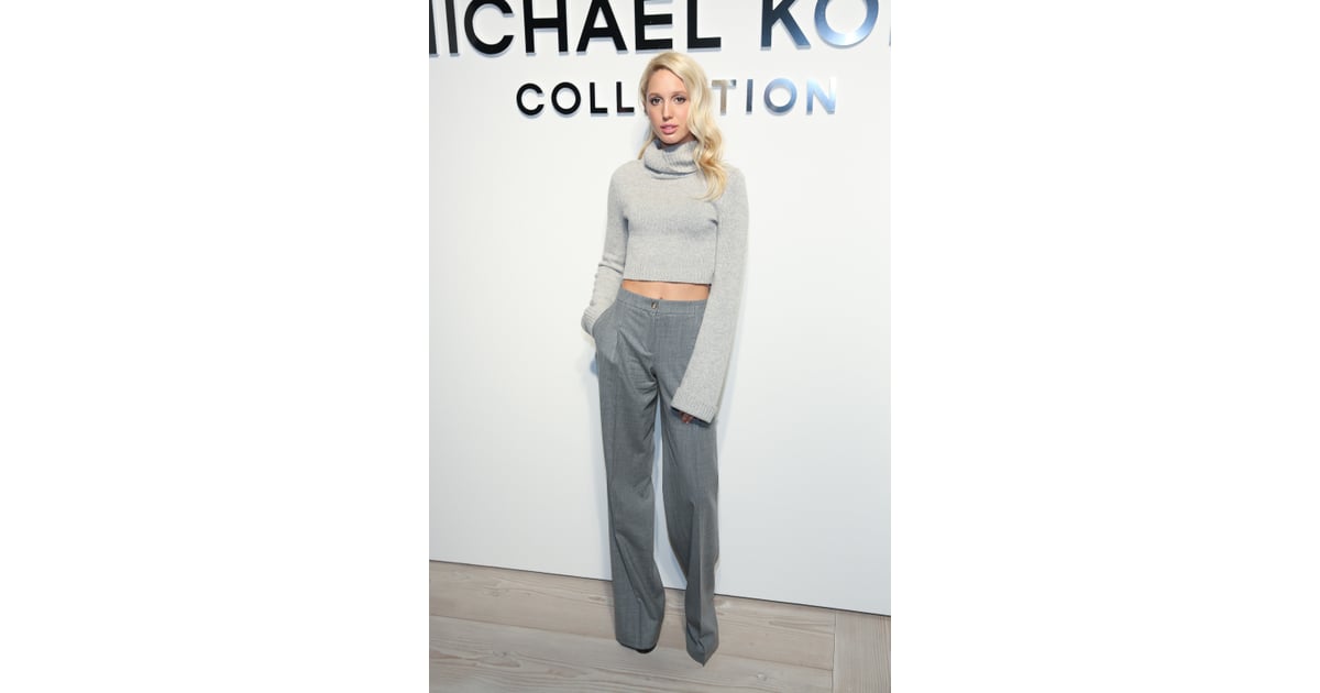 At the Michael Kors show during New York Fashion Week in February ...