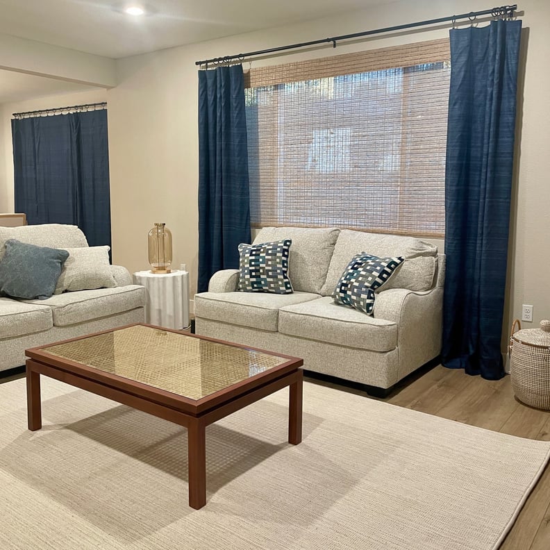 Ernesta Calamus Rug in the Writer's Living Room
