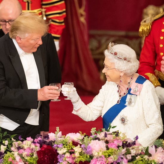 Queen Elizabeth's Burmese Ruby Tiara With Donald Trump