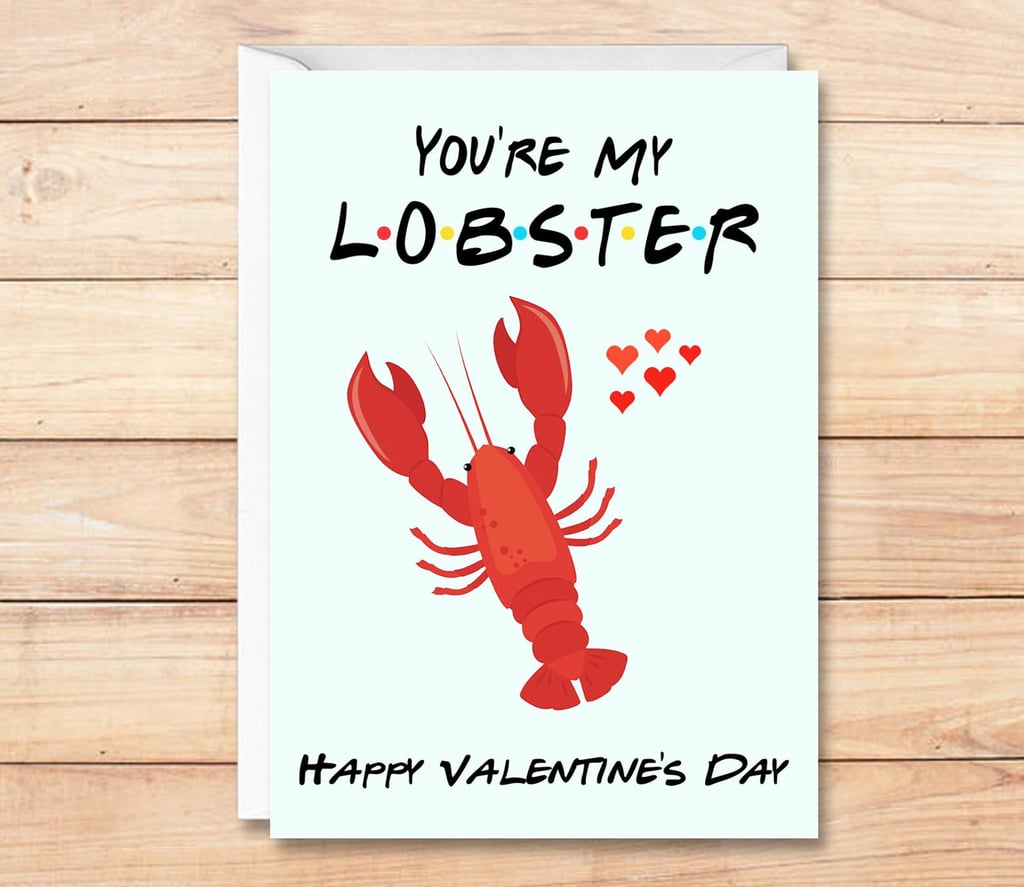 Friends Lobster Valentine's Day Card