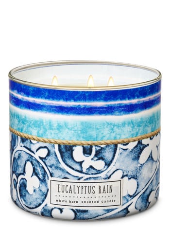 Bath and Body Works Eucalyptus Rain 3-Wick Candle