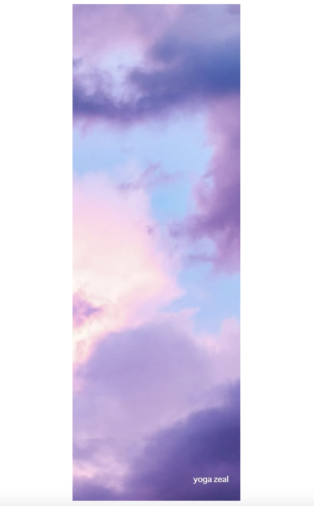 I am Lonely as a Cloud Yoga Mat by Aesthetic Vaporwave