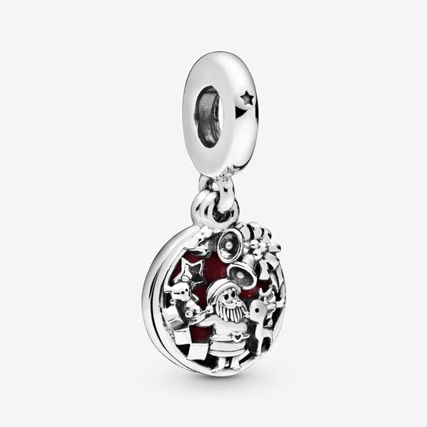 Santa Love Peace Joy Dangle Charm