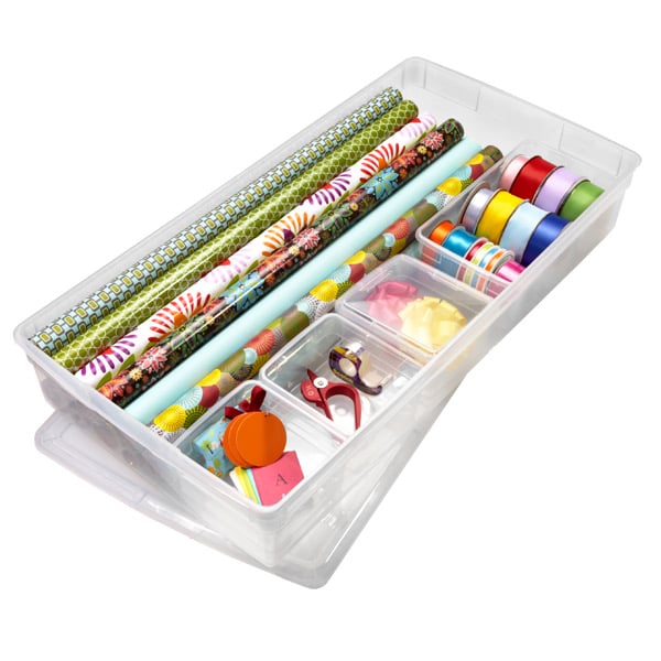 The Container Store Customized Gift Wrap Center