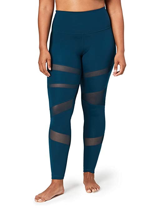 Brand - Core 10 Women's Plus Size Icon Series Lace Up Yoga  Full-Length Legging, Brite Blue/Black, 1X : : Clothing, Shoes &  Accessories