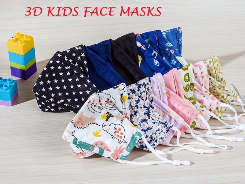 Adjustable Masks: 3D Kids Cotton Face Mask