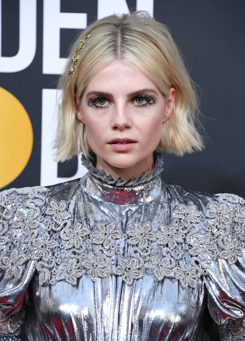 Lucy Boynton's Flipped-Out Bob at the 2020 Golden Globes