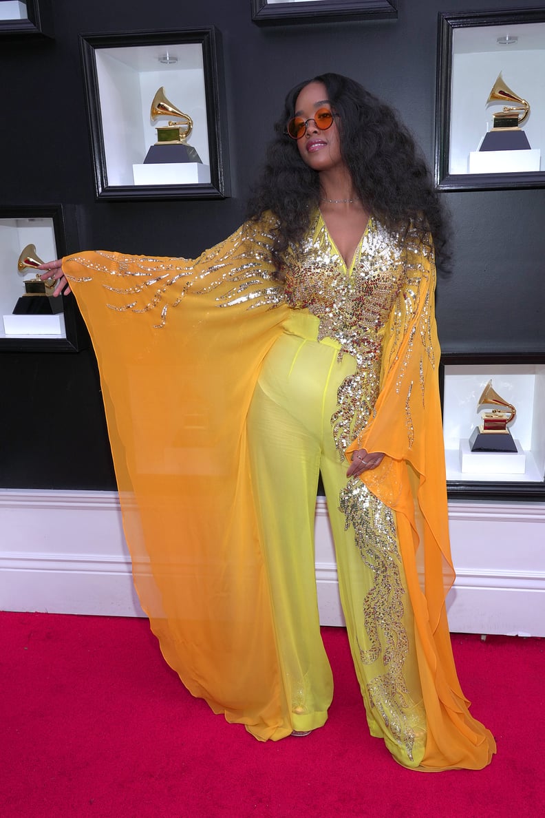 H.E.R. at the 2022 Grammys