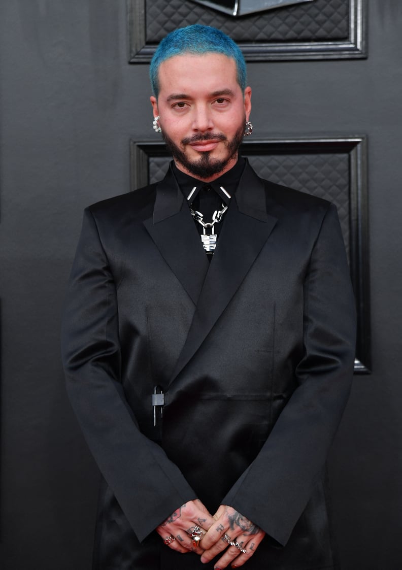 J Balvin at the Grammys 2022: the wild look of the red carpet