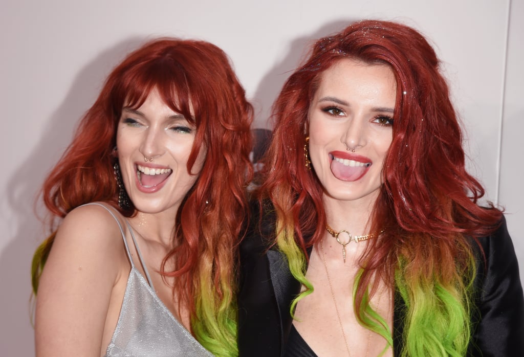 Bella Thorne's Rainbow Hair at the American Music Awards