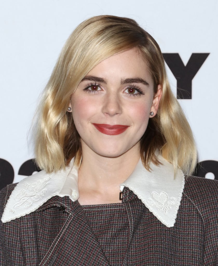 Kiernan Shipka at a Press Event for Chilling Adventures of Sabrina in 2019