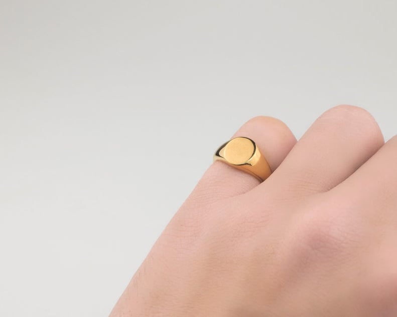 Round Signet Ring