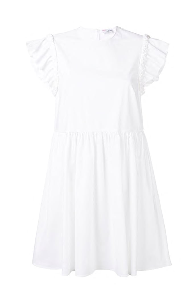 Red Valentino Stretch Compact Poplin Dress
