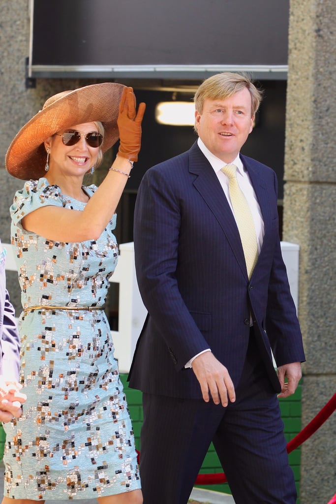 Queen Maxima's Natan Mosaic Dress October 2016