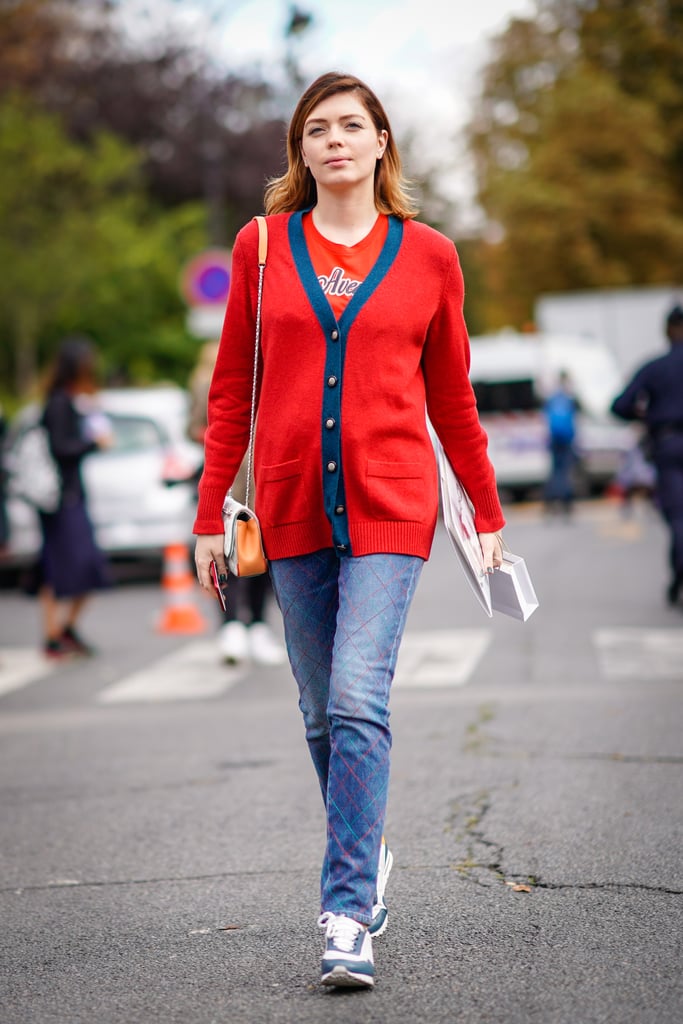 Mix a Grandpa Cardigan With Dad Sneakers — Yes, You Can!