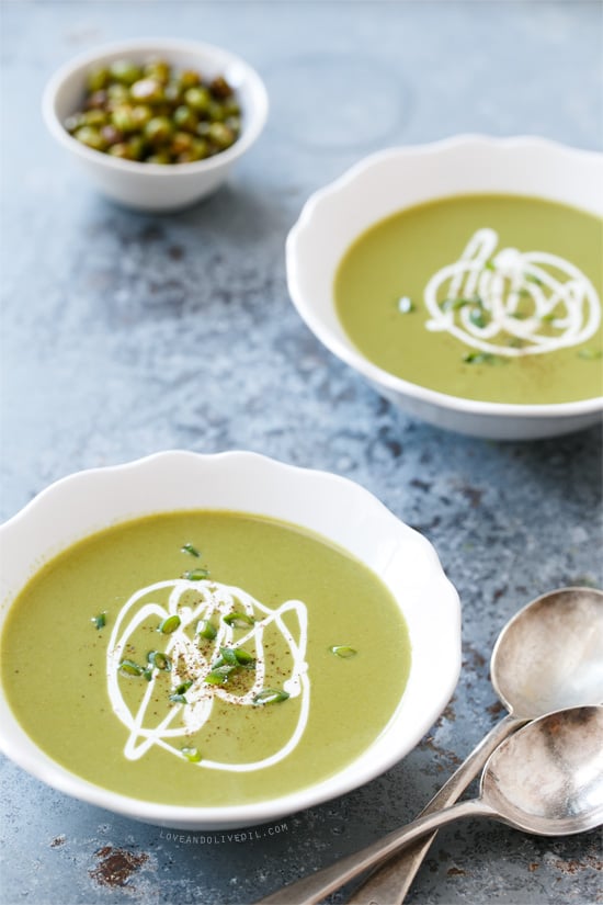 Silky Edamame Soup