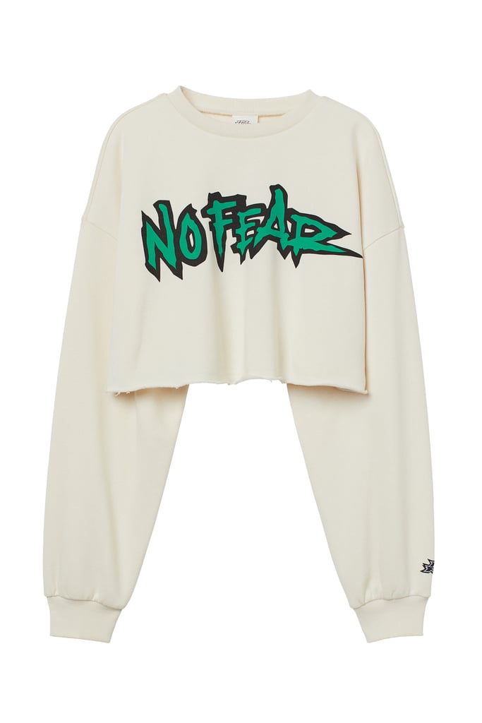 Korrekt svimmelhed Kvæle A Cropped Sweatshirt: No Fear x H&M Short Printed Sweatshirt | H&M Has a  New Collaboration With the Recently Relaunched '90s Skate Brand No Fear |  POPSUGAR Fashion Photo 33