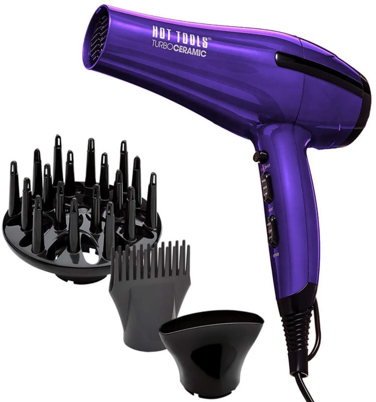 Hot Tools Professional Turbo Ceramic + Ionic Lightweight Dryer