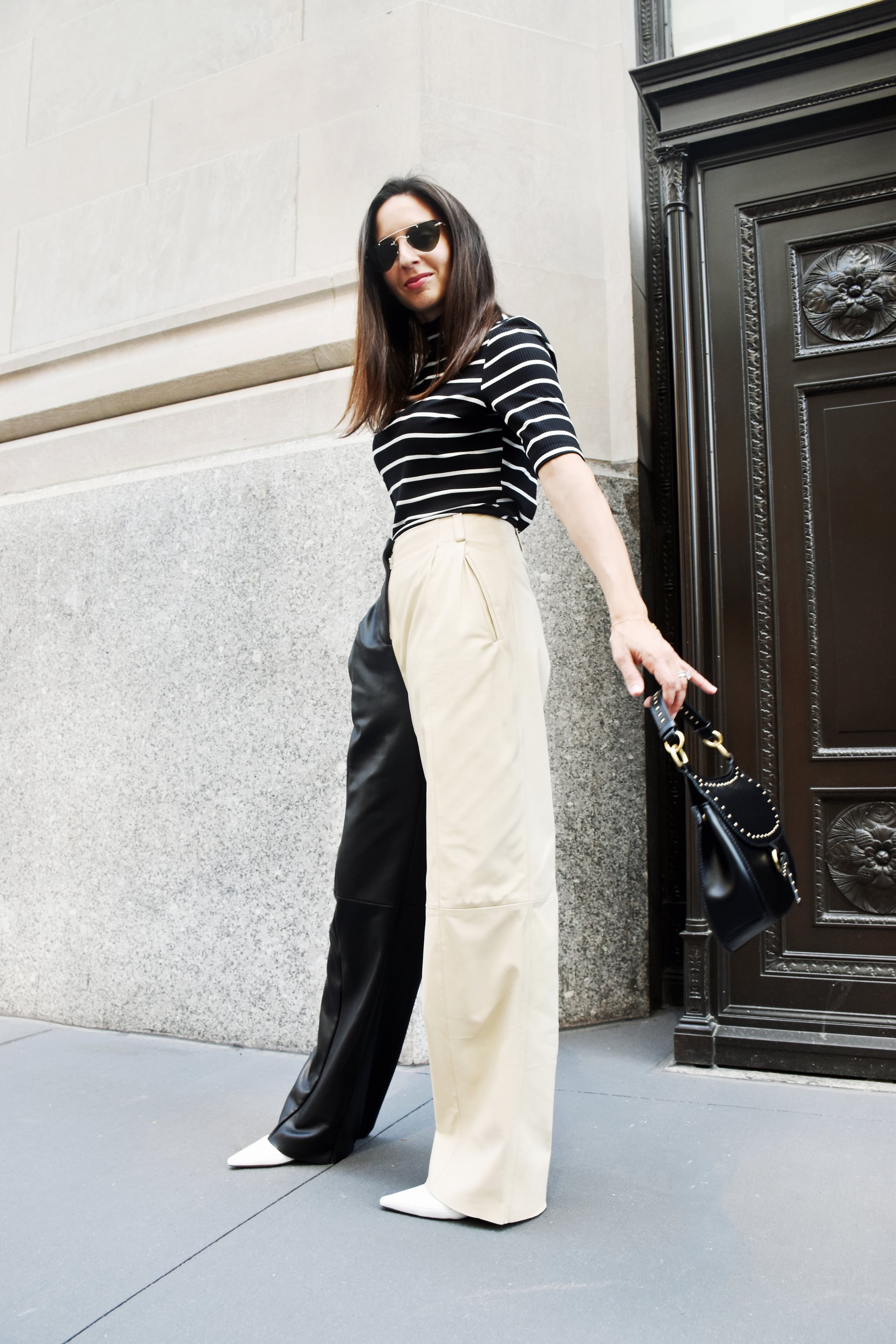 leather pants and boots outfits