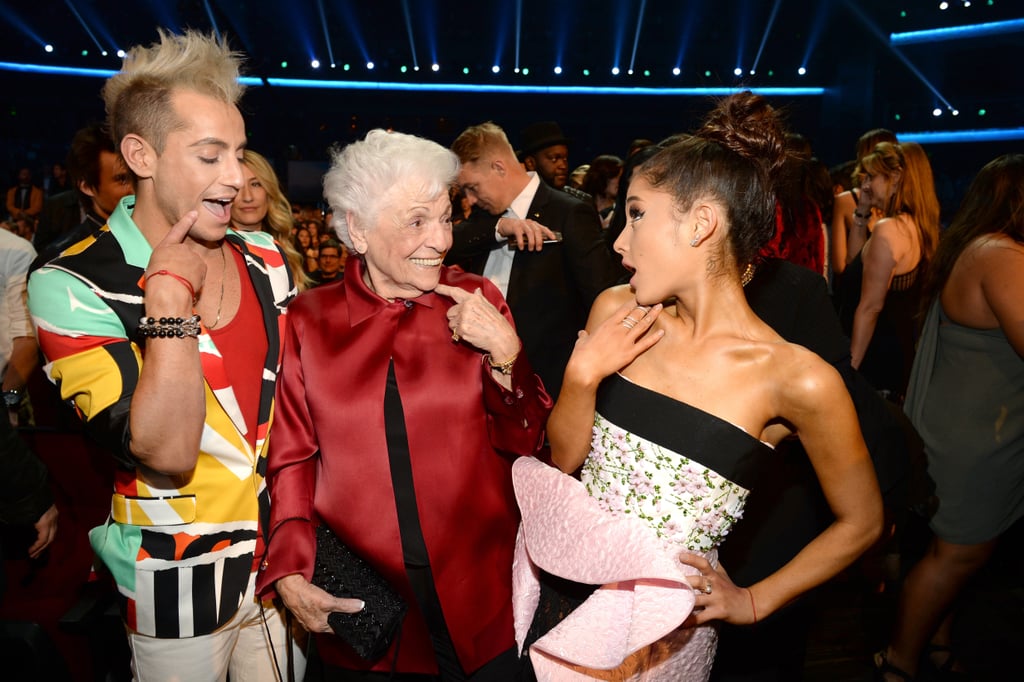 Ariana Grande's Grandmother at American Music Awards 2015