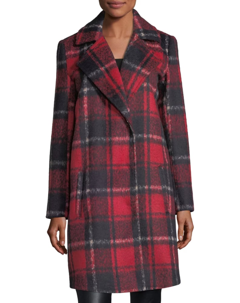 Melania Trump's Plaid Calvin Klein Coat | POPSUGAR Fashion