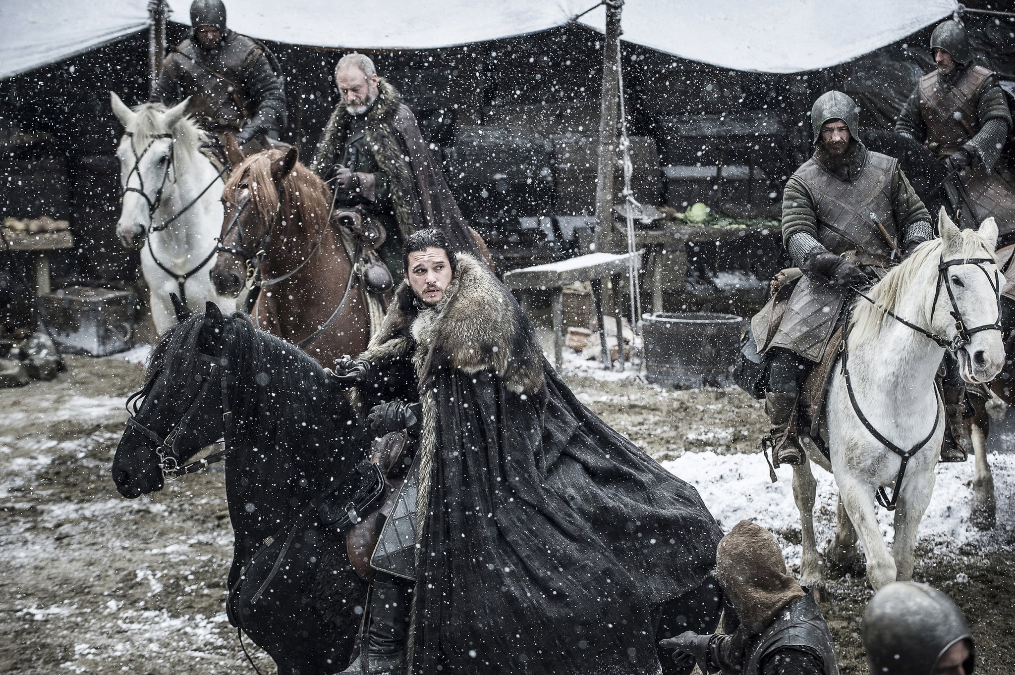 Jon Snow Is On A Horse Game Of Thrones Teases Nothing But Drama