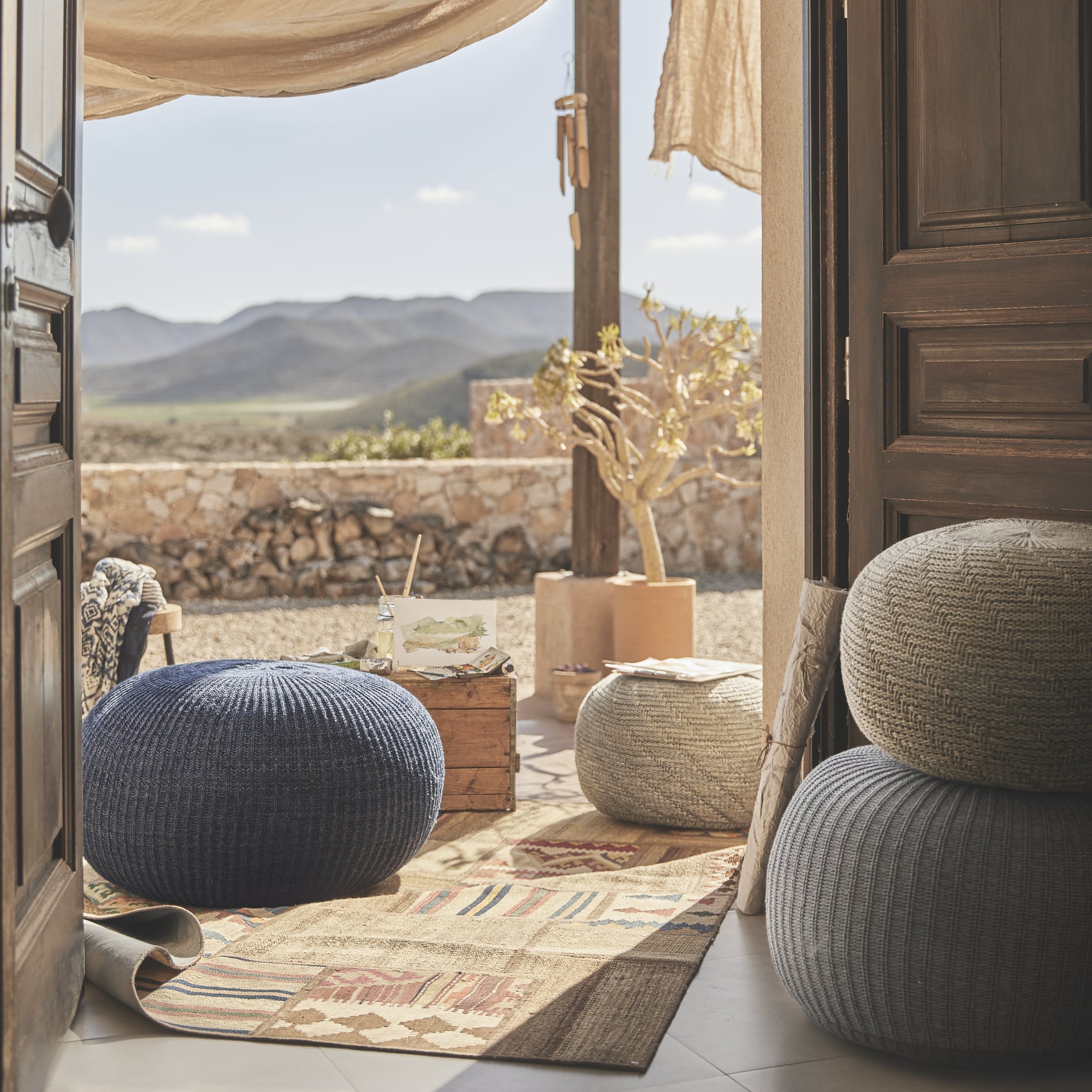 Sandared Pouffe From 59 Ikea Australia April 2018 Collection Popsugar Home Australia Photo 8