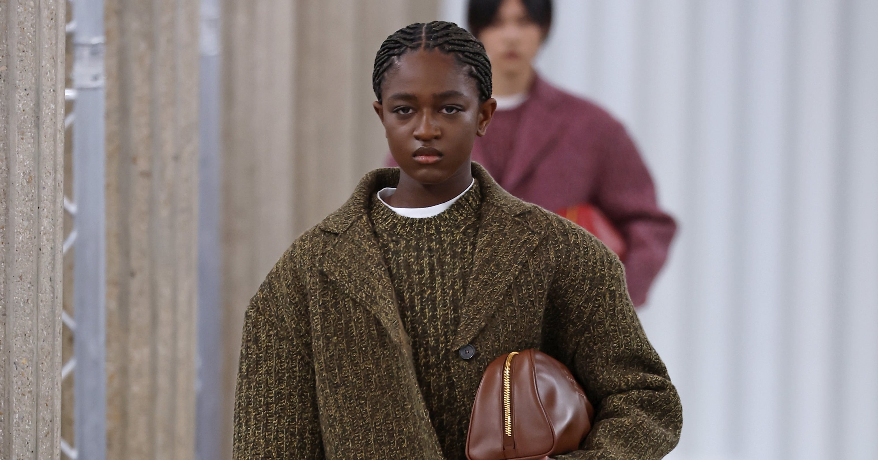 Jaden Smith Wows in a Crop Top and Dollhouse Purse at PFW