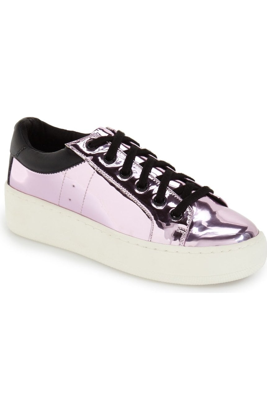 steve madden metallic sneakers