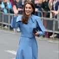 Kate Middleton's Blue Mulberry Cape Coat Has to Be One of Her Best Yet