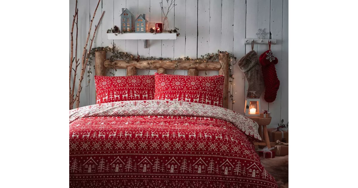 Debenhams Red Fairisle Christmas Duvet Set The Best Christmas Bedding