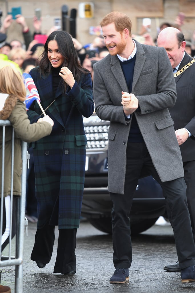 Prince Harry and Meghan Markle in Edinburgh February 2018