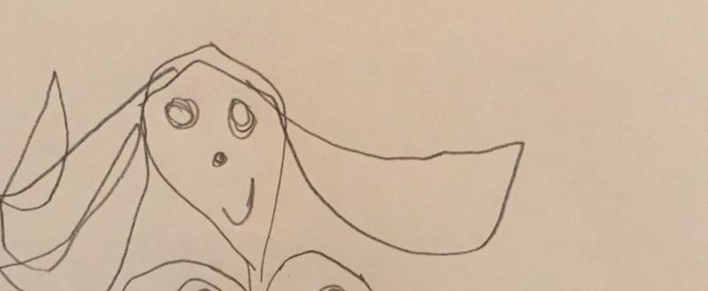 Girl's Funny Drawing of Her Mom's Boobs