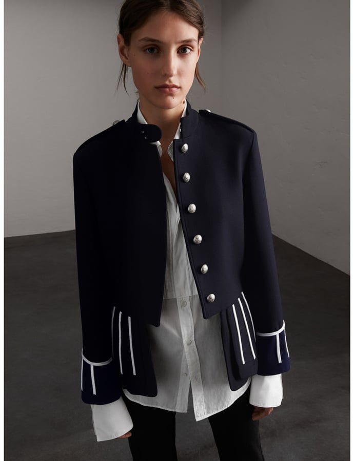 Burberry Cord Wool Military Jacket | 19 Military-Inspired Jackets That  Every Girl Should Own at Least One Of | POPSUGAR Fashion Photo 19