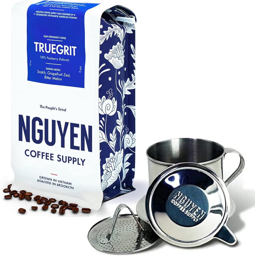 Nguyen Coffee Supply Truegrit Coffee and 12oz Phin Filter Gift Set